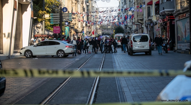 Beyoğlu patlamasında bombayı bırakan kişi İstanbul Emniyet Müdürlüğü ekiplerince gözaltına alındı: İçişleri Bakanlığı